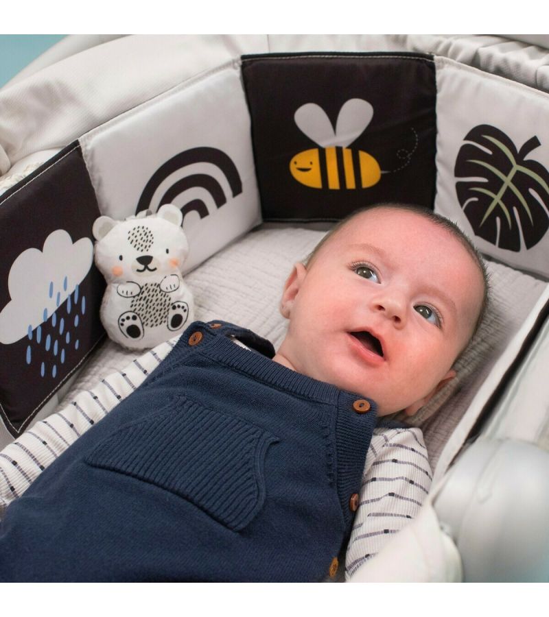 TAF TOYS Μαλακό Βιβλίο Δραστηριοτήτων Savannah Black & White T-12875