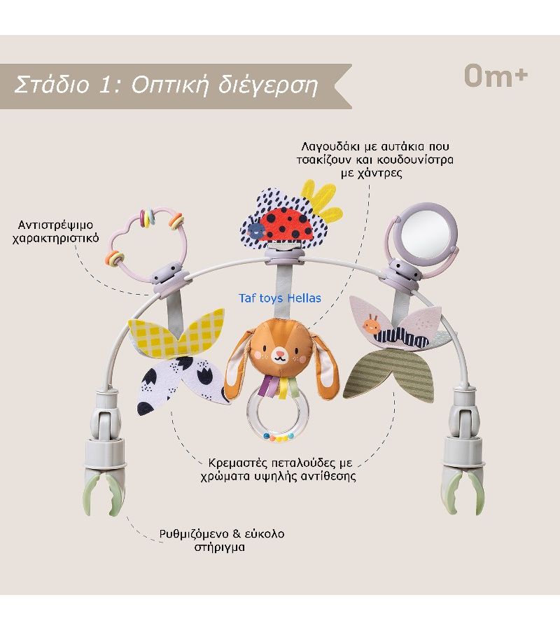 Μουσική αψίδα TAF TOYS Grow with me Arch 13315