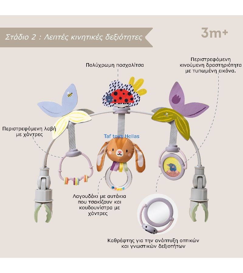 Μουσική αψίδα TAF TOYS Grow with me Arch 13315