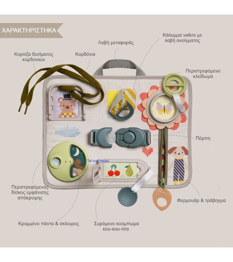 Παιχνίδι Δραστηριοτήτων Snap n Learn Board TAF TOYS 13485