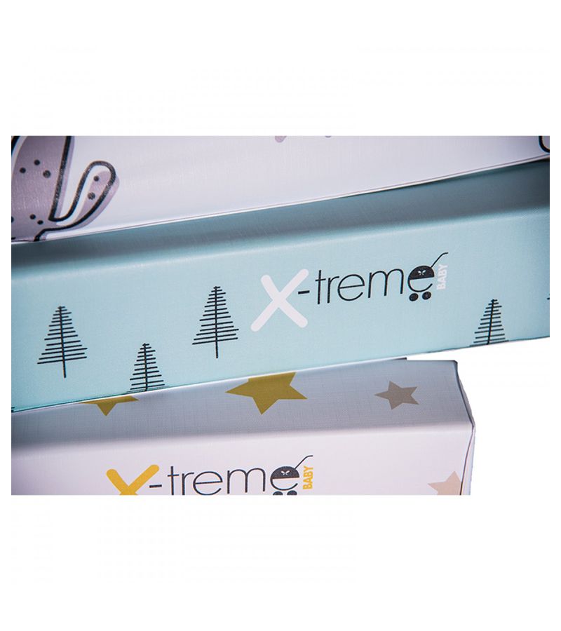 Αλλαξιέρα πλαστική σκληρή X-TREME BABY Indian Grey