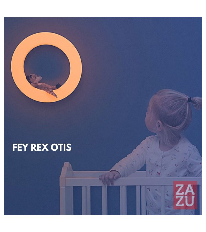 FAY REX OTIS Έξυπνο Φωτιστικό τοίχου με χειρονομίες & 3 Ζωάκια ZAZU ZA-WALL-01