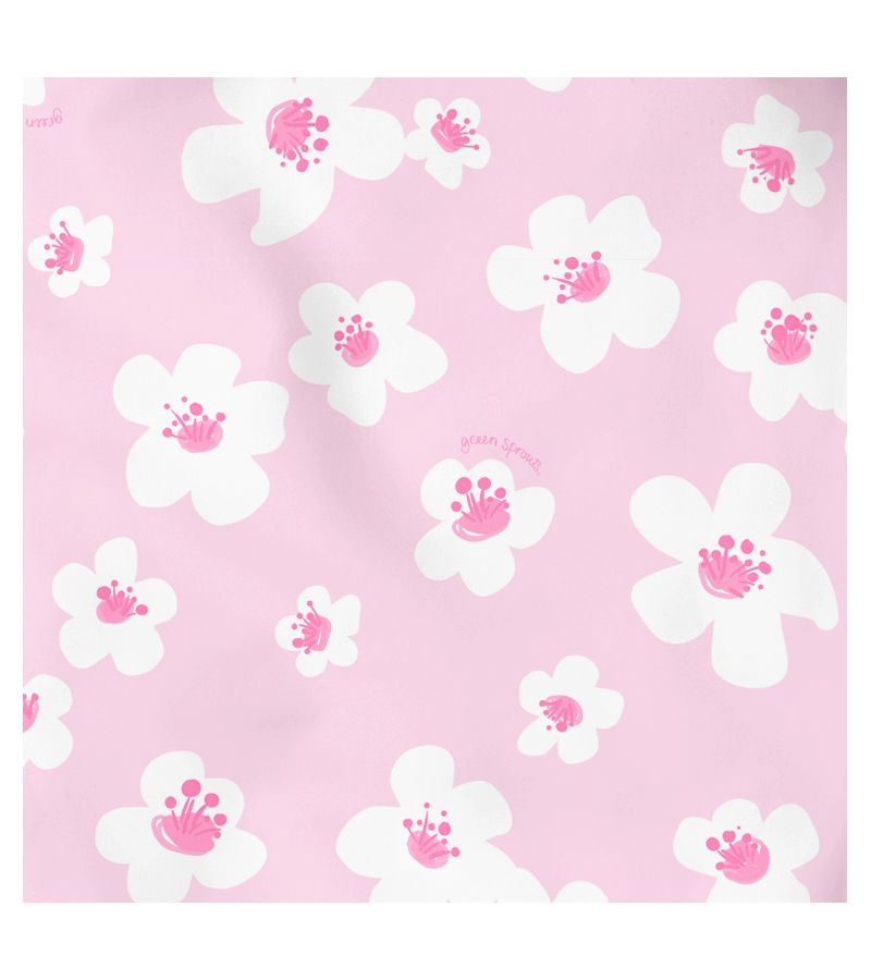 Ολόσωμο μαγιό με UV προστασία ECO GREEN SPROUTS Easy-change Light Pink Large Blossoms GS-713158-2030