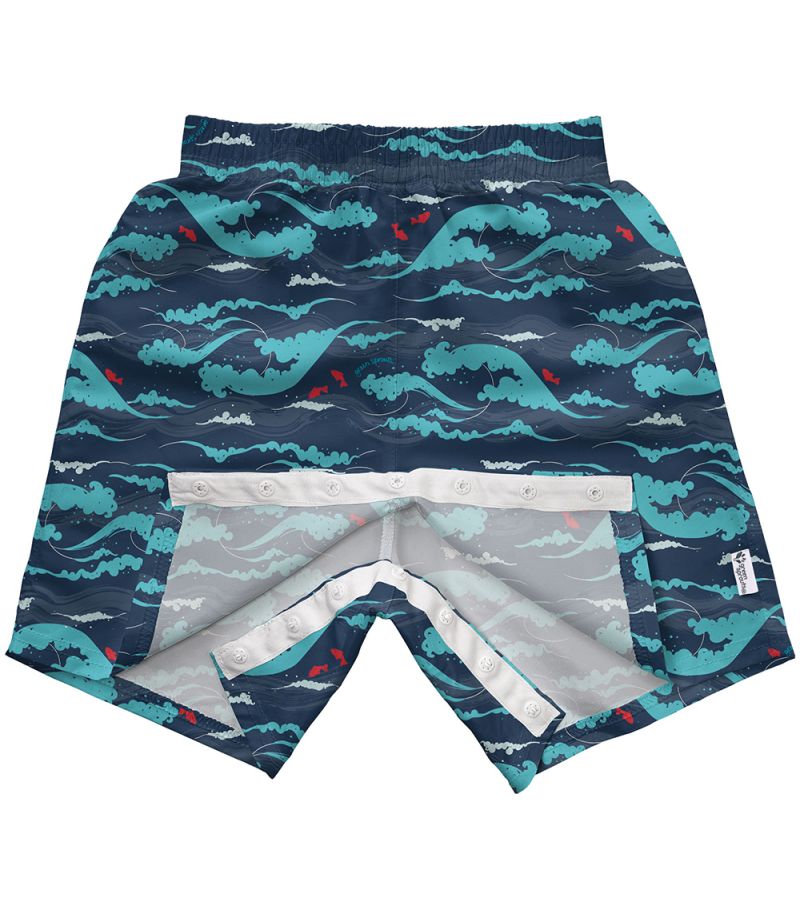 Μαγιό Βερμούδα Easy-change ECO Swim Trunks Navy Tidal Waves GS-722168-690