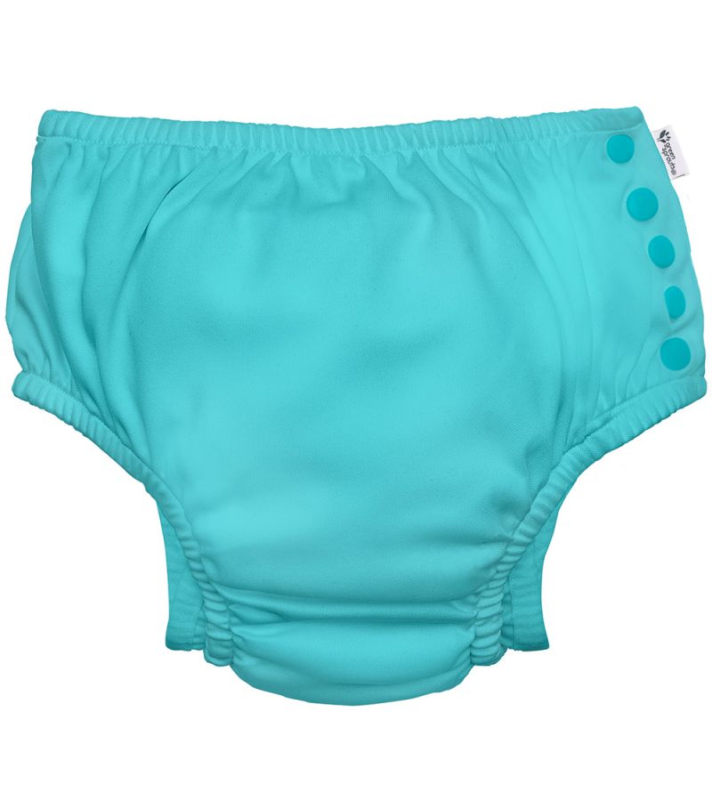 Μαγιό - πάνα GREEN SPROUTS Eco Snap Swim Diaper Solid Aqua GS-701059-678