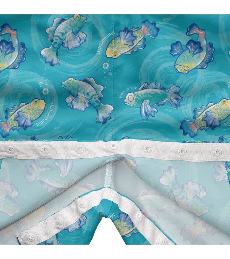 Μαγιό Βερμούδα Easy-change ECO Swim Trunks Aqua Mandarin Fish GS-722168-6027