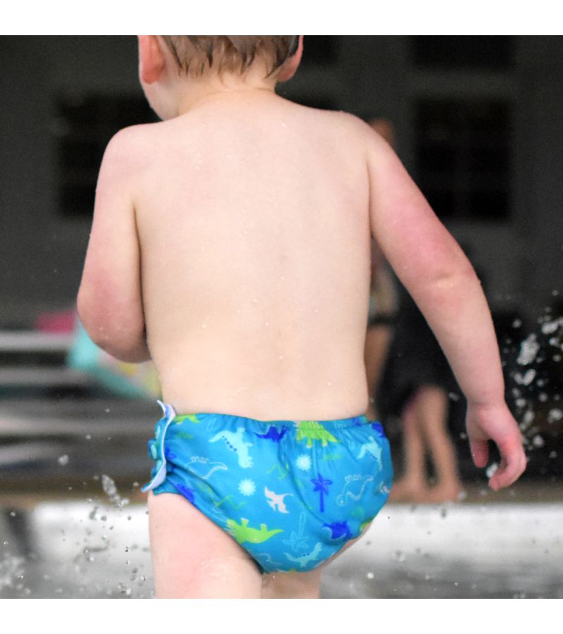 Μαγιό - πάνα GREEN SPROUTS Eco Snap Swim Diaper Aqua Dinosaurs GS-701058-691