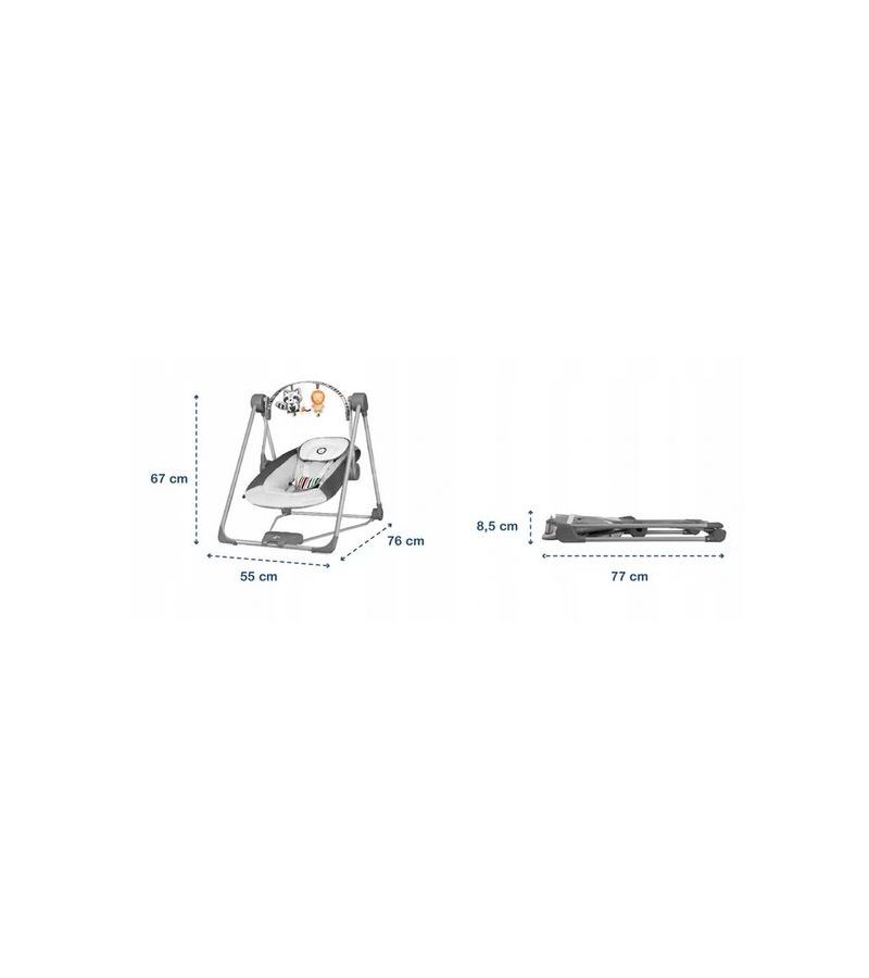 Ρηλάξ LIONELO Otto Cosy Gray