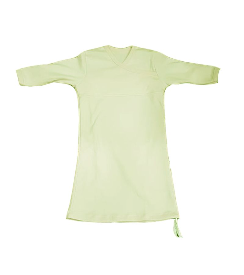 Βαμβακερό φορμάκι - νυχτικό FIGLIO BINO με μακρύ μανίκι FS-02 Πράσινο