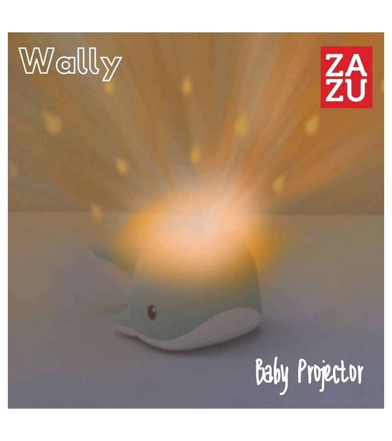 Wally προβολέας ύπνου Ωκεανού με λευκούς ήχους Φάλαινα ZAZU ZA-WALLY-01