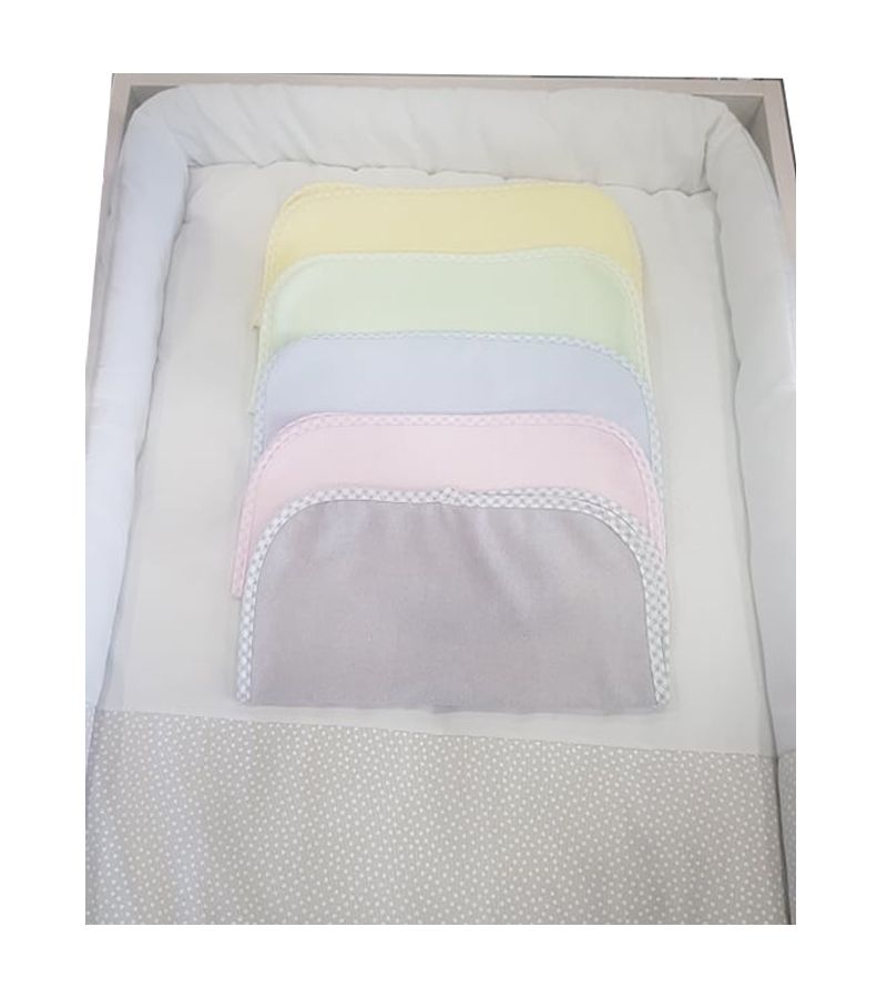 Λαβέτα FIGLIO BINO φροτέ χρωματιστό διπλό με ρέλι Μπλε 27x27cm 25-04