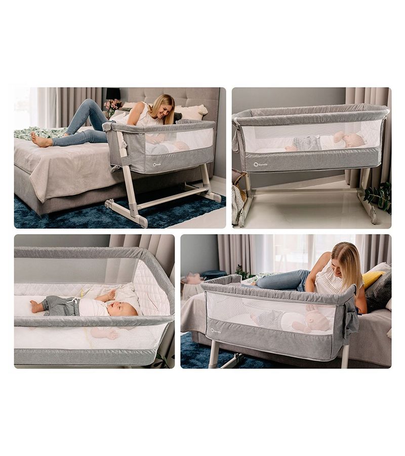 Λίκνο συγκοίμησης LIONELO Theo Dark Grey