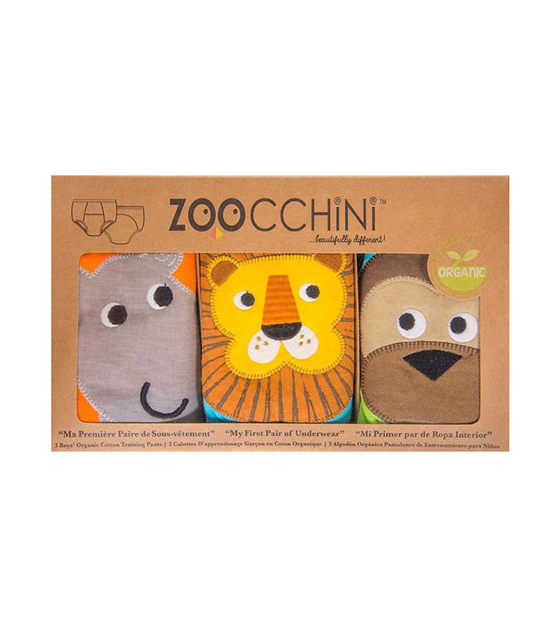 ZOOCCHINI Εκπαιδευτικά Βρακάκια Boys Safari Friends 3τμχ