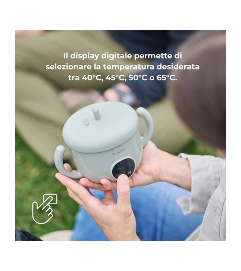 Φορητός  Επαναφορτιζόμενος Θερμαντήρας τροφών NUVITA Pappa n Go 1980 NU-PPFP0022