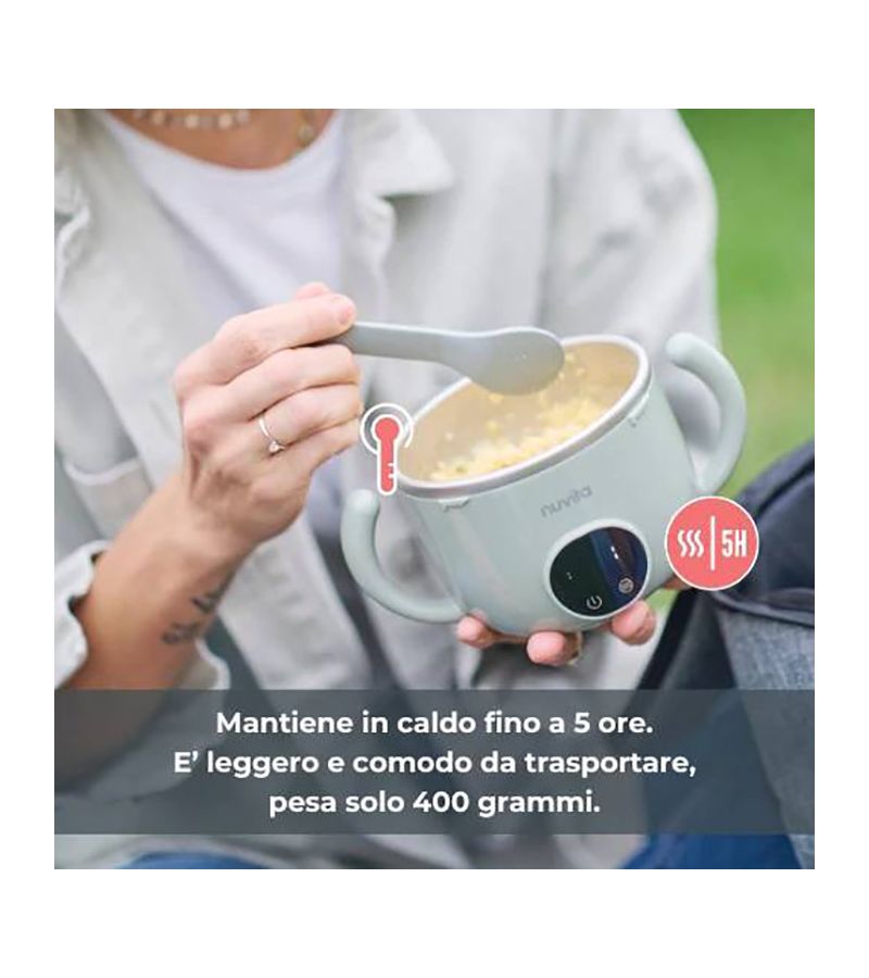 Φορητός  Επαναφορτιζόμενος Θερμαντήρας τροφών NUVITA Pappa n Go 1980 NU-PPFP0022