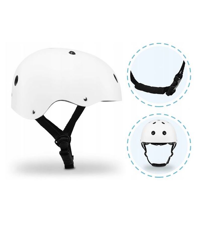 Παιδικό Κράνος Ποδηλασίας LIONELO Rolky White 5902581658609