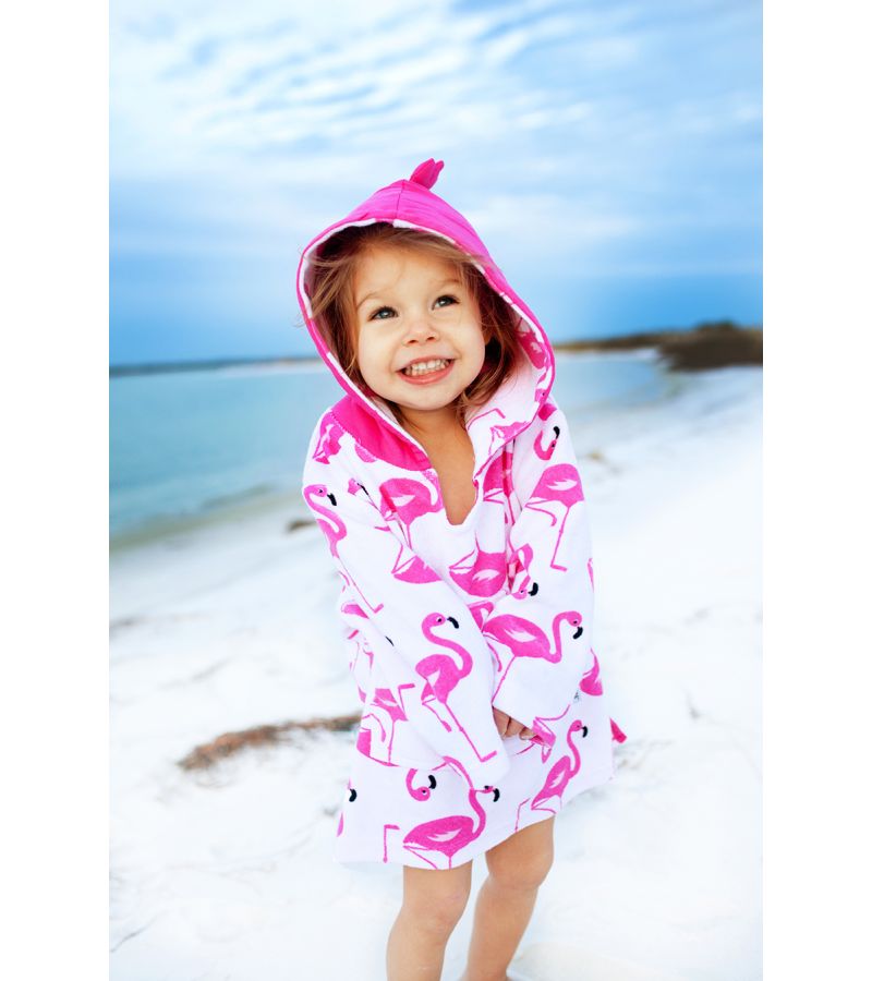 ZOOCCHINI Swim Coverup UPF50+ Φλαμίνγκο Ροζ από 1 έως 2 ετών