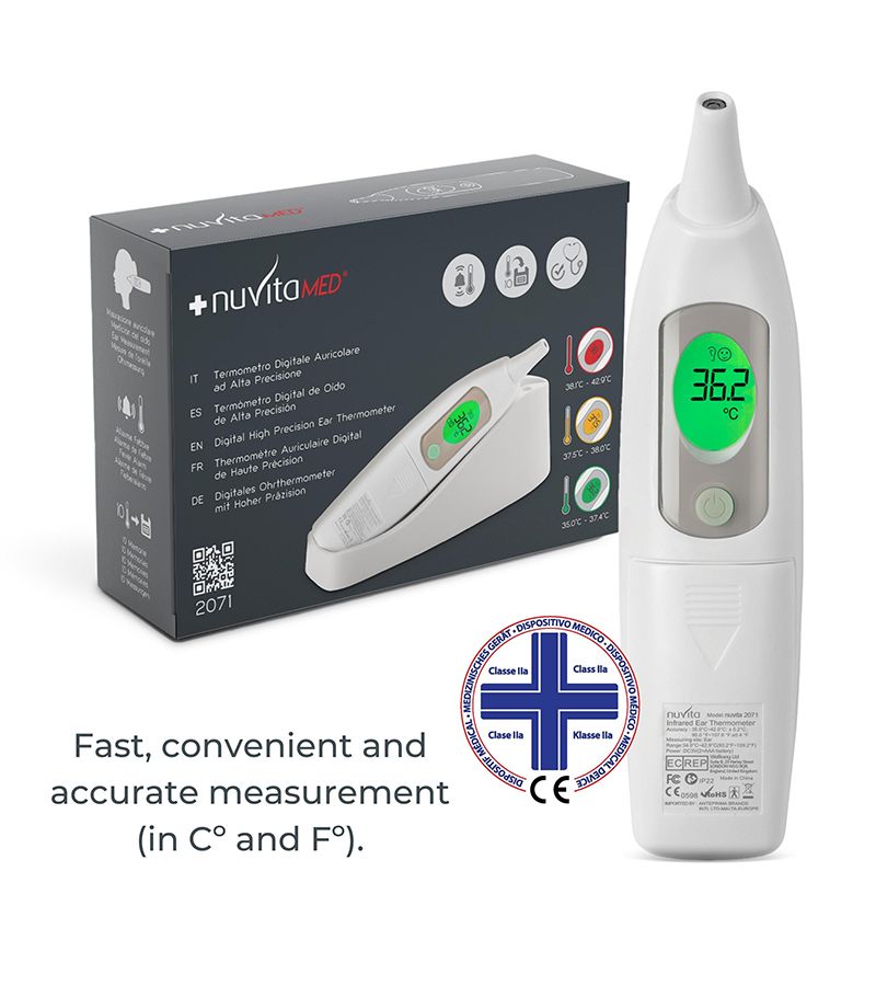 Ψηφιακό Θερμόμετρο Αυτιού NUVITA 2071 NU-IBTE0017