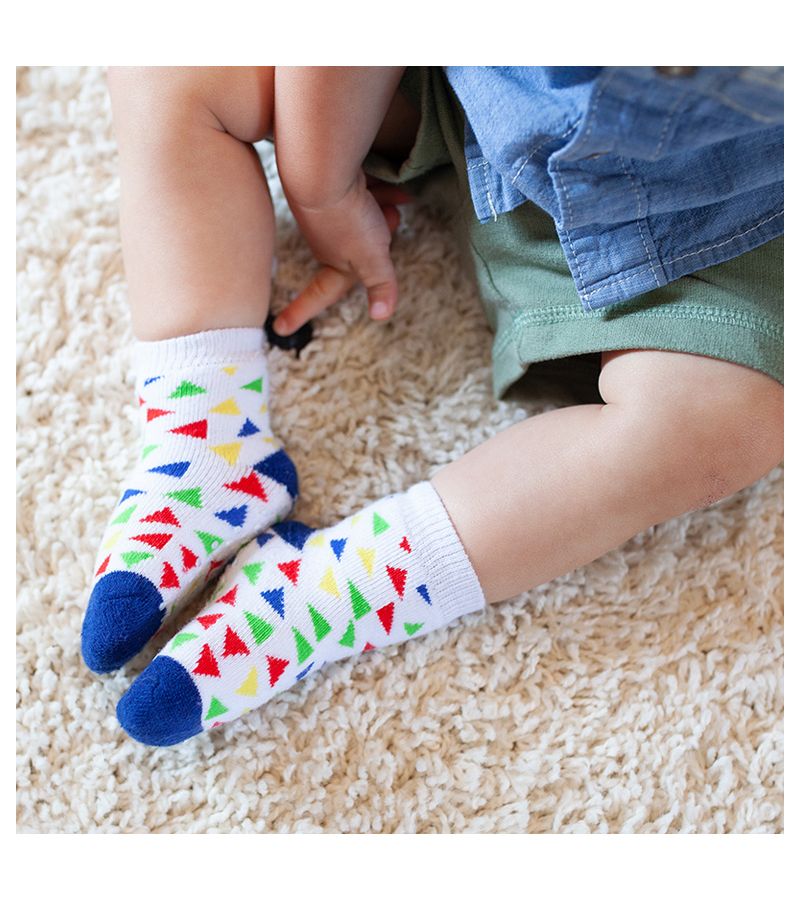 Αντιολισθητικά Καλτσάκια 3τμχ ZOOCCHINI GRIP+EASY Ντέβιν Ο Δεινόσαυρος από 0+ έως 2 ετών