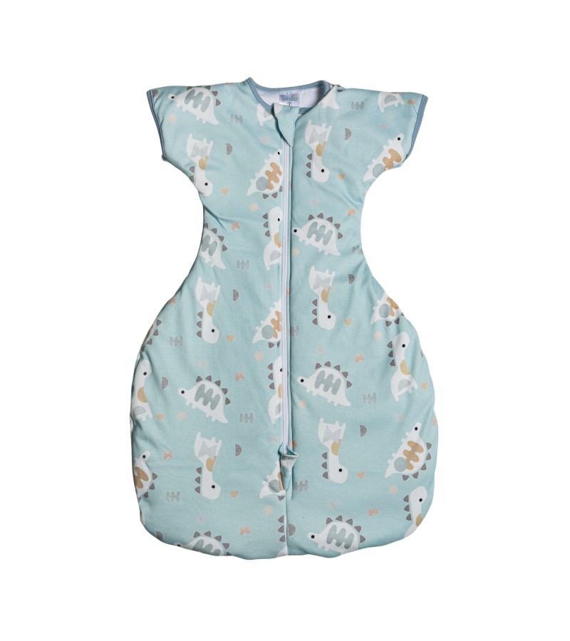 Υπνόσακος Swaddle – Arms Up Transition TENDER 0.5 Tog Dino Σιελ 27761