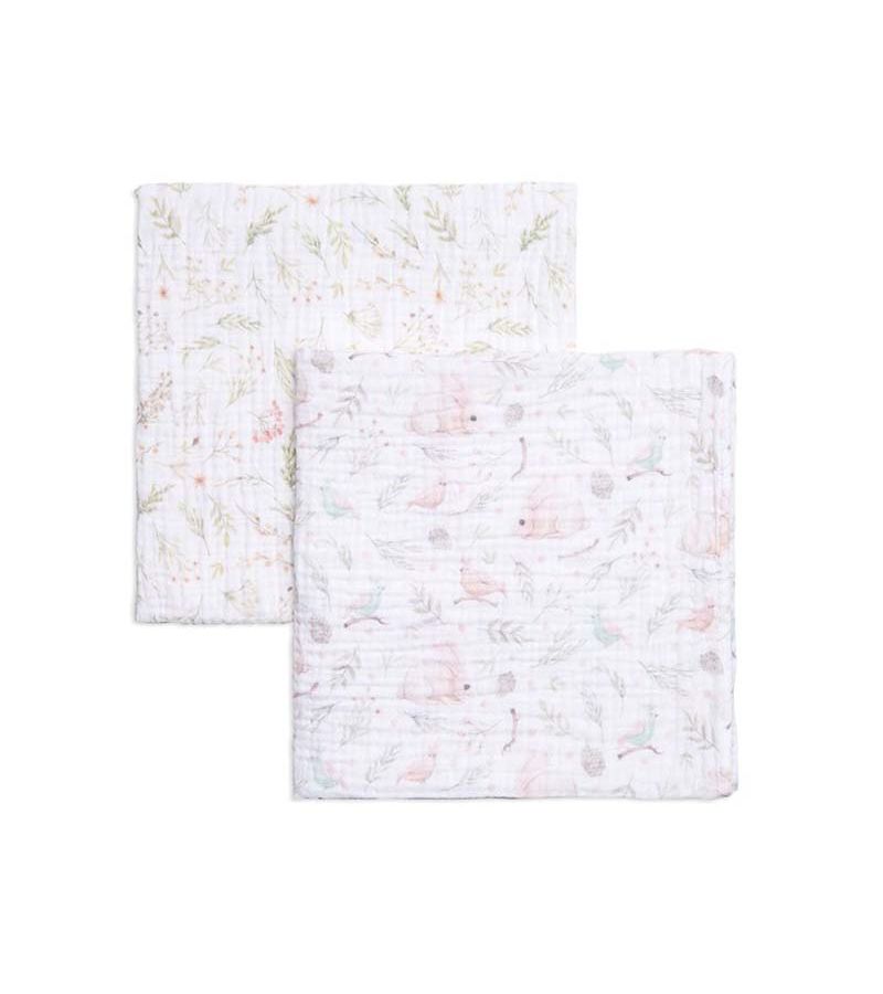 Μουσελίνες 2τμχ FUNNA BABY Garden 90x90 9668