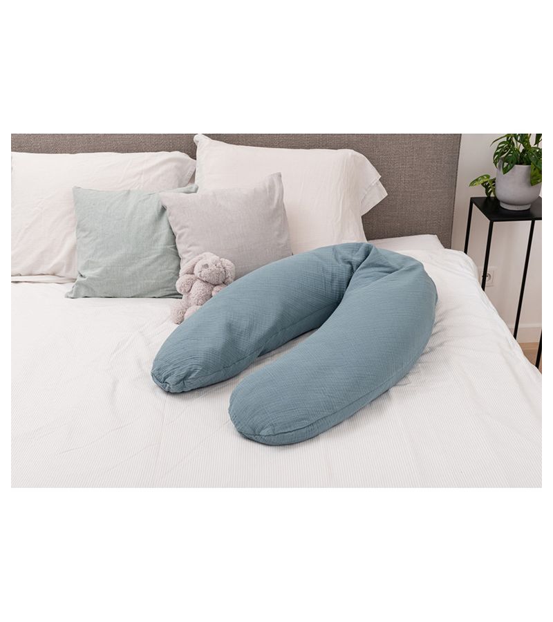 Μαξιλάρι θηλασμού DOOMOO BASICS Comfy Big Tetra Blue