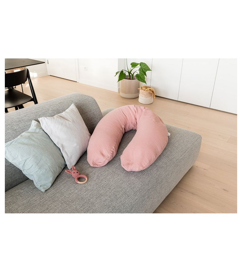 Μαξιλάρι θηλασμού DOOMOO BASICS Comfy Big Tetra Pink