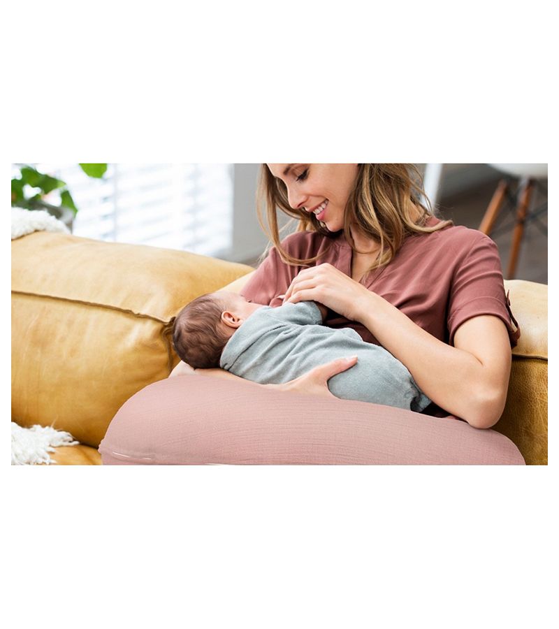 Μαξιλάρι θηλασμού DOOMOO BASICS Comfy Big Tetra Pink