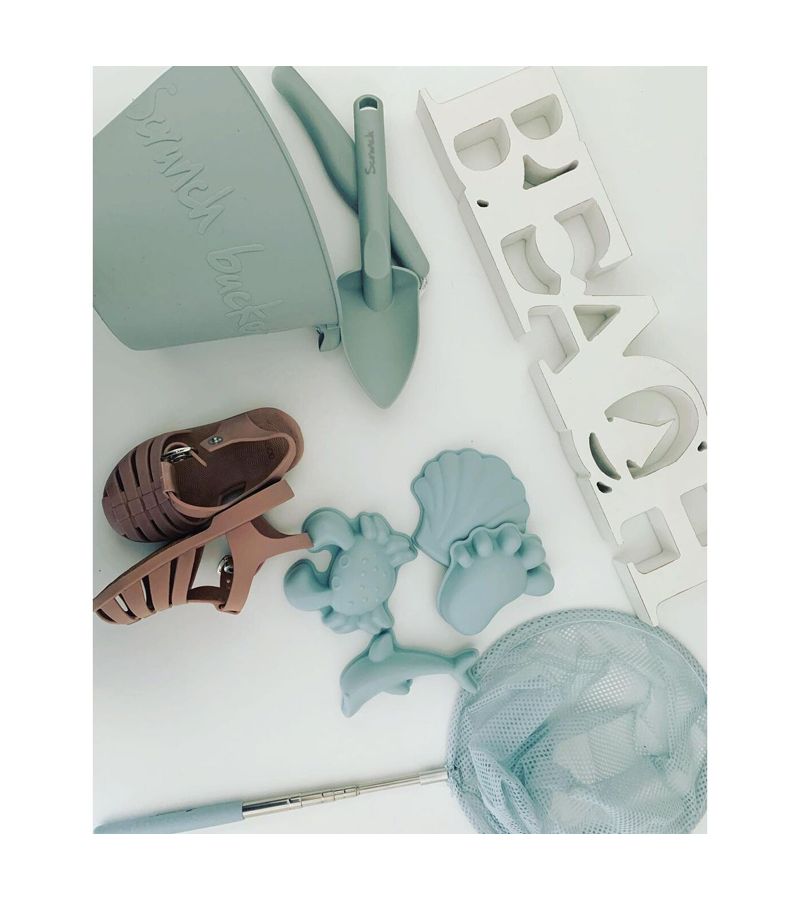 SCRUNCH Καλούπια από ανακυκλώσιμη σιλικόνη Duck Egg Blue (4 Τεμάχια) SCR-110042