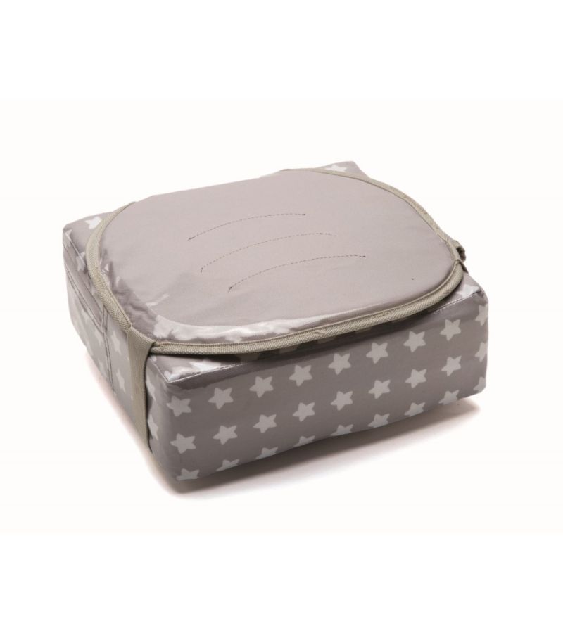 Baby To Love Booster Φορητό Κάθισμα Φαγητού Easy Up Γκρι Αστέρια