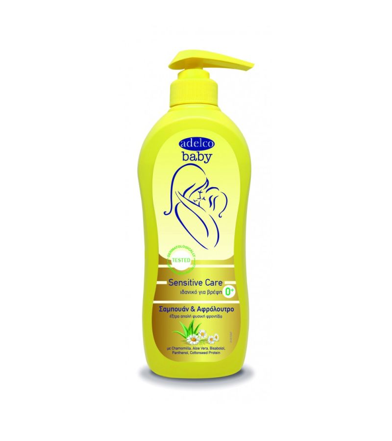 Sensitive Care Σαμπουάν & Αφρόλουτρο ADELCO BABY 750ml 32-01-2904
