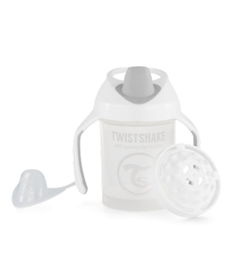 Εκπαιδευτικό κύπελλο Mini Cup 230ml 4+ Μηνών TWISTSHAKE White 32-08-78053