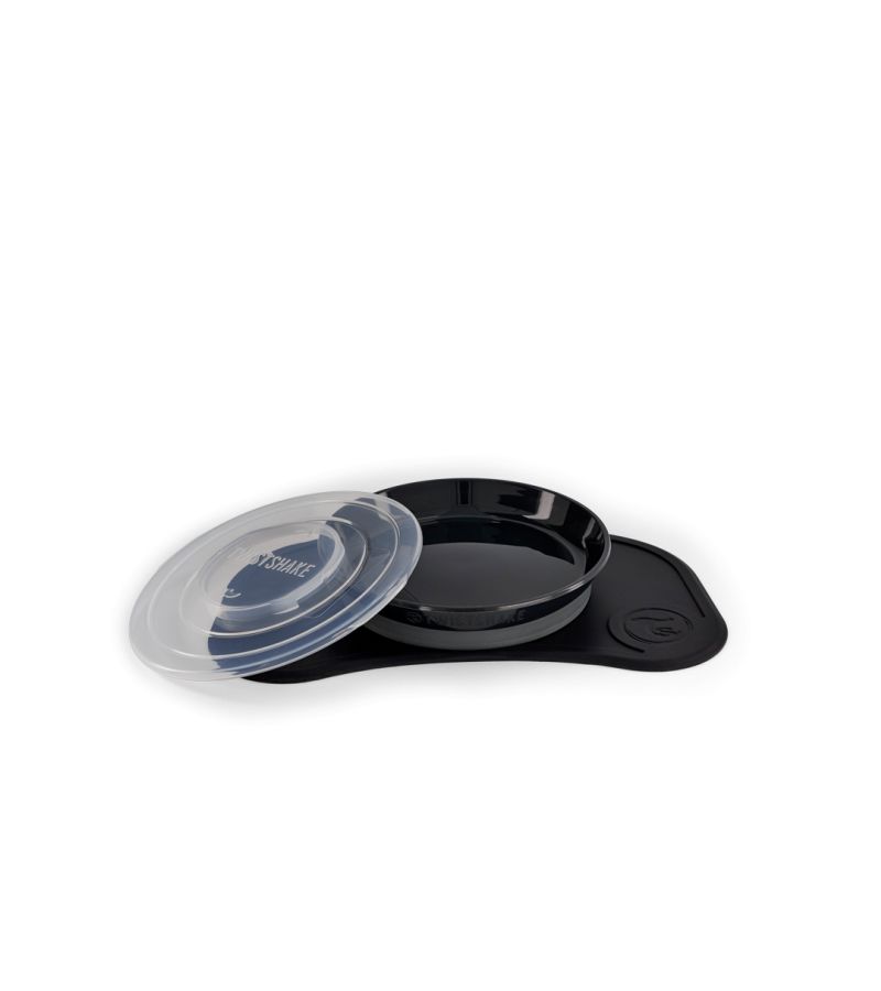 Σουπλά Click-Mat Mini Με Αποσπώμενο Πιάτο TWISTSHAKE Black 32-08-78138