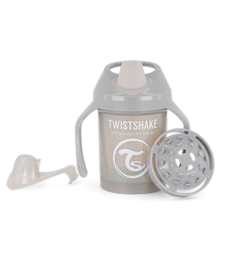 Εκπαιδευτικό κύπελλο Mini Cup 230ml 4+ Μηνών TWISTSHAKE Pastel Grey 32-08-78272