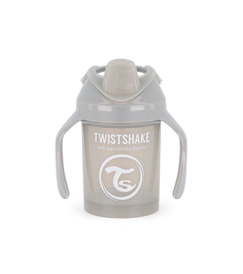 Εκπαιδευτικό κύπελλο Mini Cup 230ml 4+ Μηνών TWISTSHAKE Pastel Grey 32-08-78272