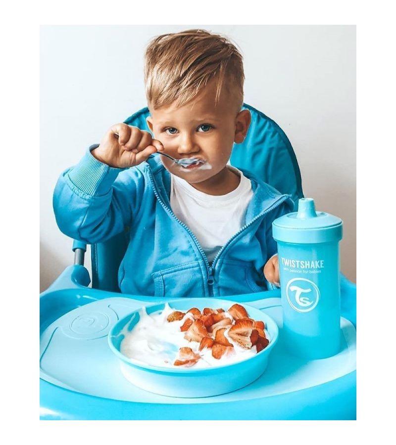 Σουπλά Click-Mat Mini Με Αποσπώμενο Πιάτο TWISTSHAKE Pastel Blue 32-08-78440
