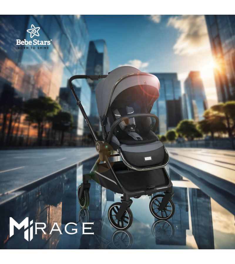 Πολυκαρότσι 2 σε 1 BEBE STARS Mirage Olive 331-189