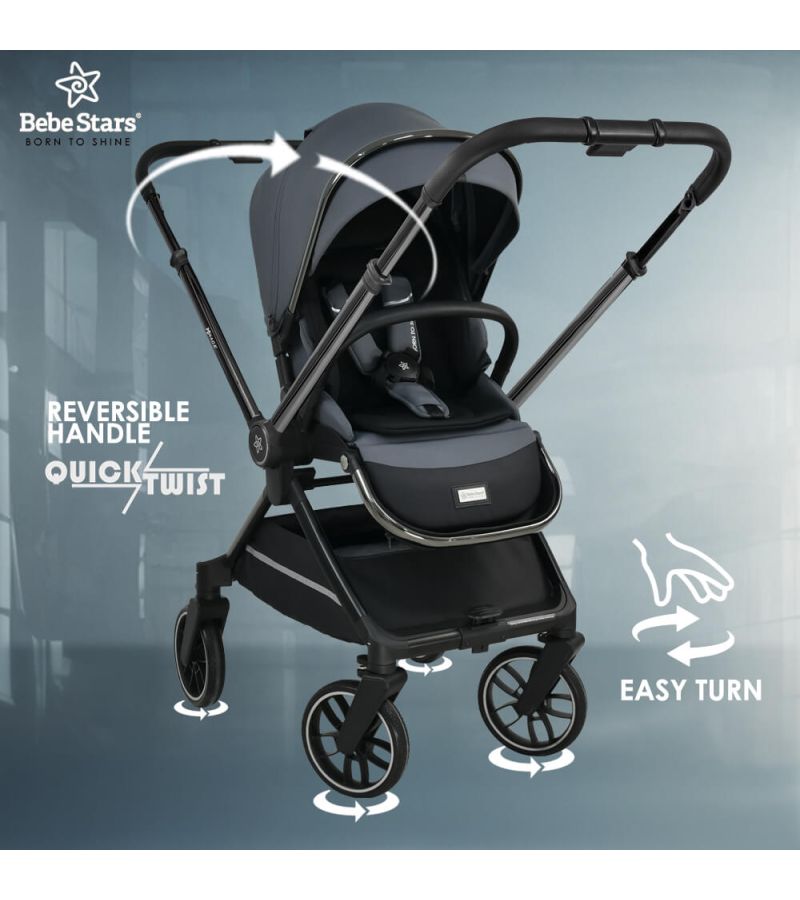 Πολυκαρότσι 2 σε 1 BEBE STARS Mirage Olive 331-189