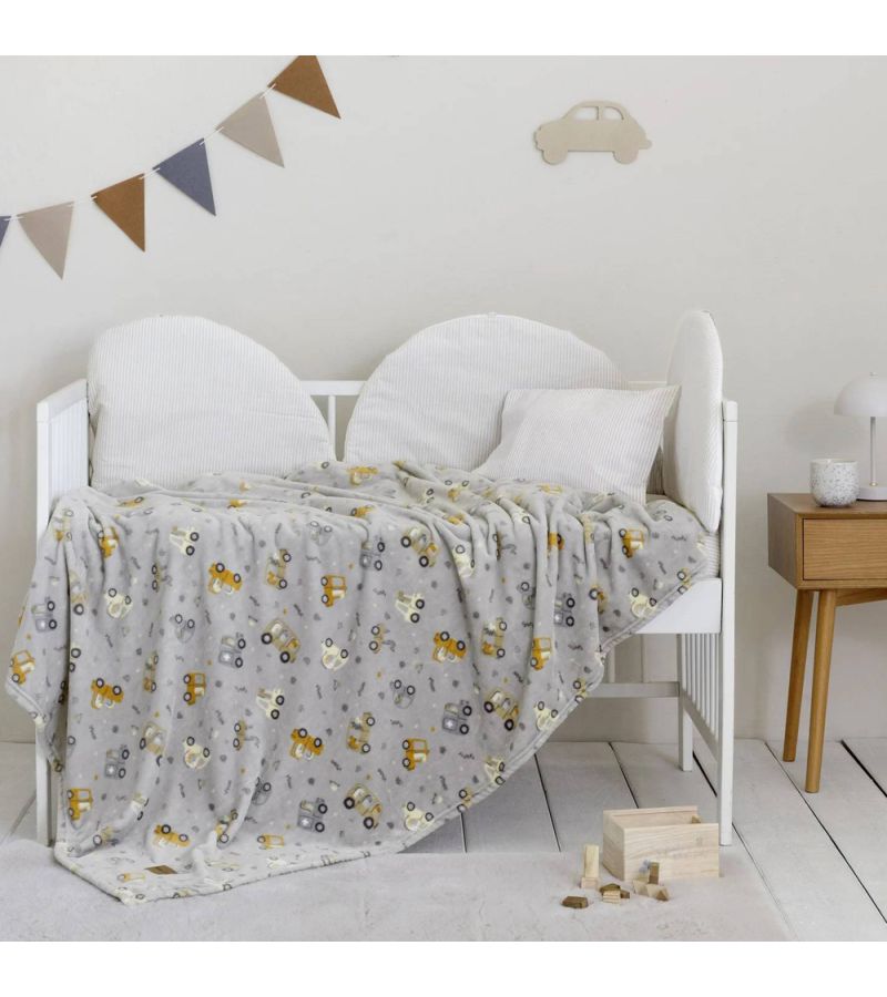Fleece Κουβέρτα Κούνιας NIMA Dino Town 110x150 33978