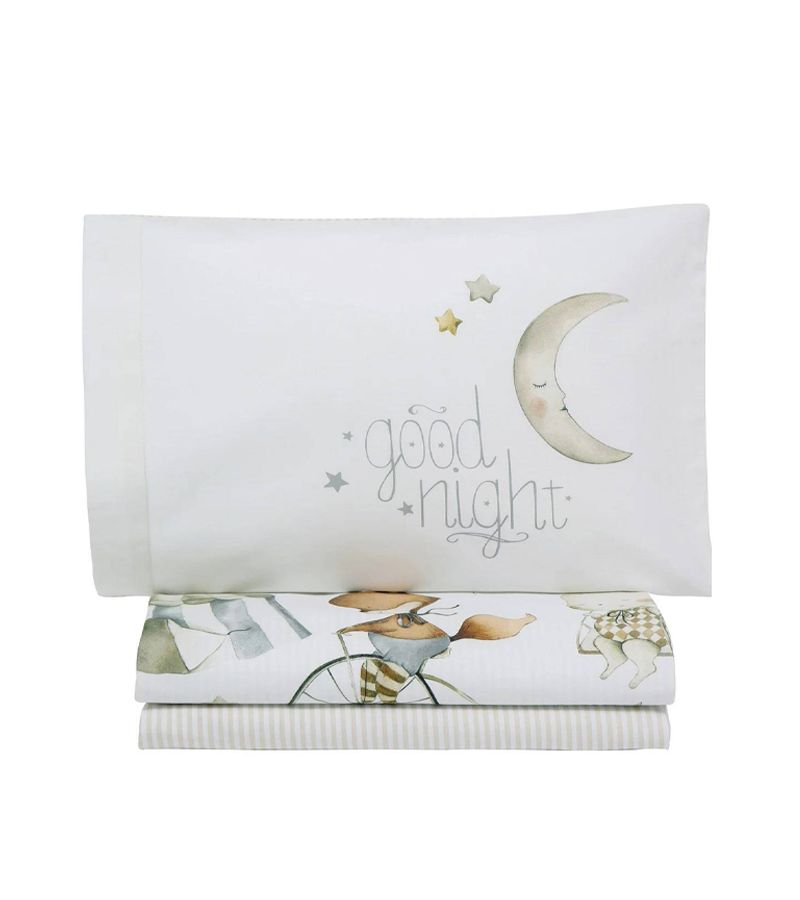 Σετ σεντόνια κούνιας 120x170 ΝΙΜΑ Baby Circus 34349