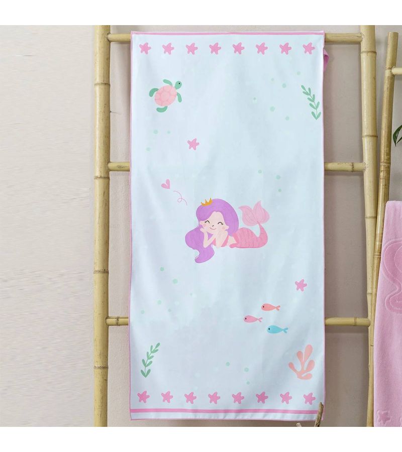 Πετσέτα θαλάσσης Microfiber 2 όψεων Nerida 70x140 34604