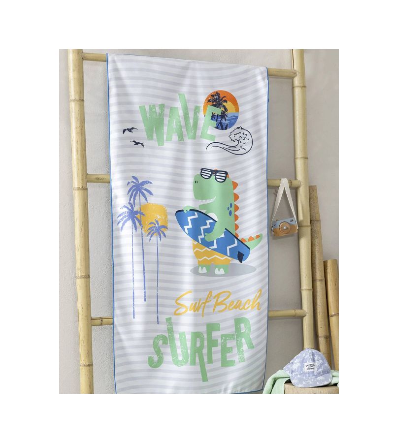 Πετσέτα θαλάσσης Microfiber 2 όψεων Surf 70x140 34605