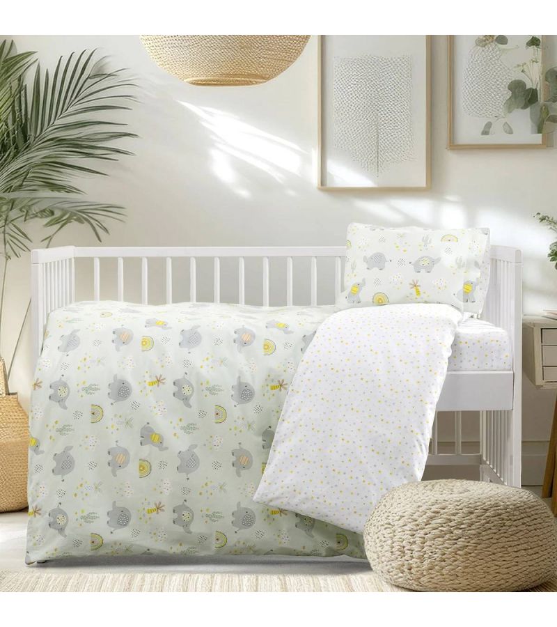 Σετ σεντόνια κούνιας 120x160 KOCCON Flopsy 34703