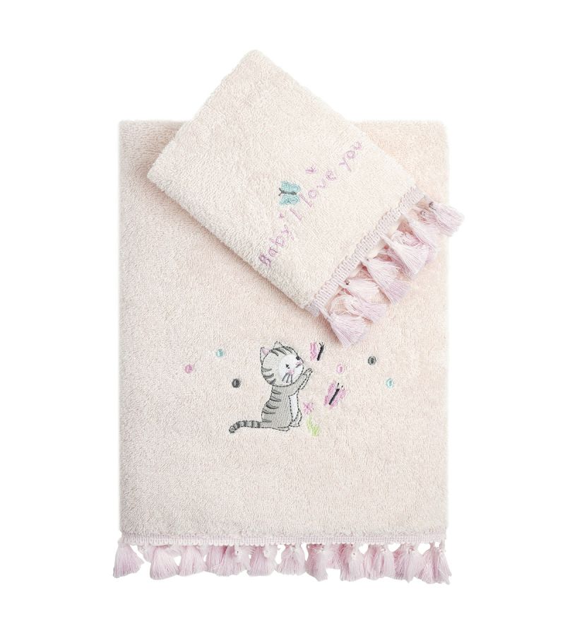 Βρεφικές Πετσέτες (Σετ 2τμχ) NIMA Baby Love 34985 70x140