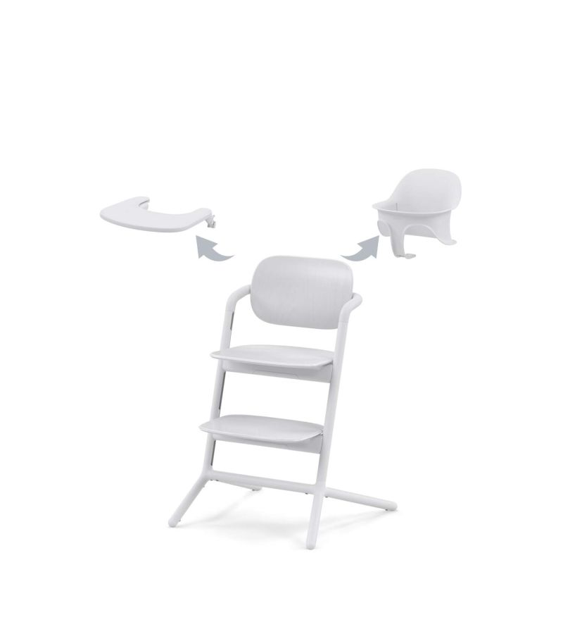 Καρέκλα φαγητού CYBEX Lemo Chair 3in1 All White