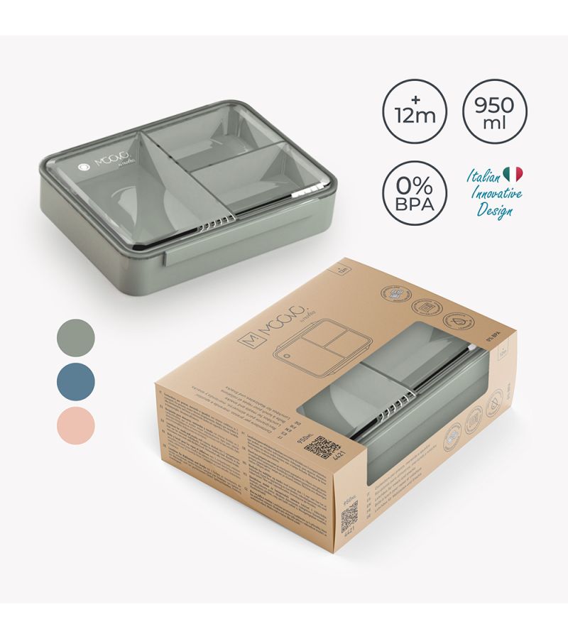 Φαγητοδοχείο Lunch Box 950ml NUVITA 4421 Powder Blue NU-PPCP0410