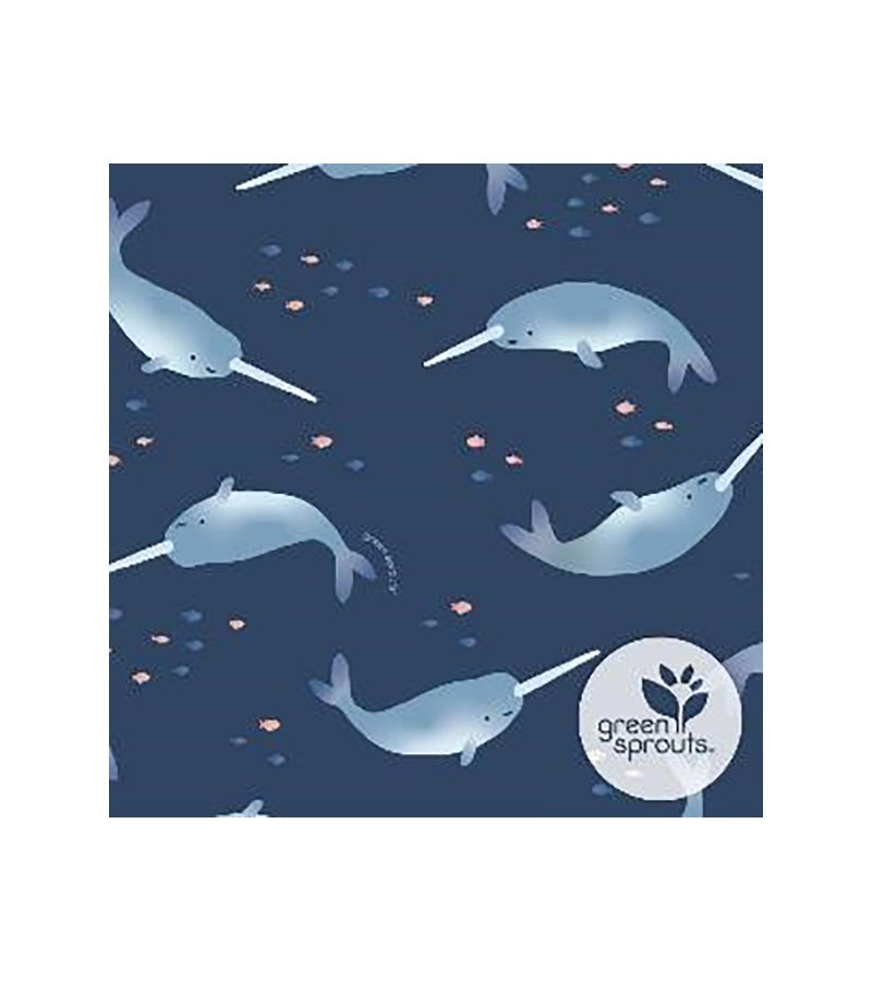 Μαγιό - πάνα GREEN SPROUTS Eco Snap Swim Diaper Navy Narwhal GS-701058-6055