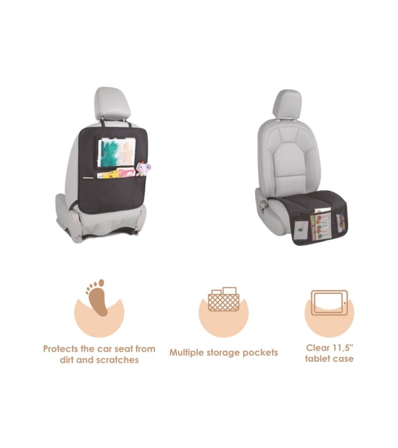 Προστατευτικό με θήκες και iPAD θήκη για το αυτοκίνητο 3 σε 1 BEBE STARS 80-130