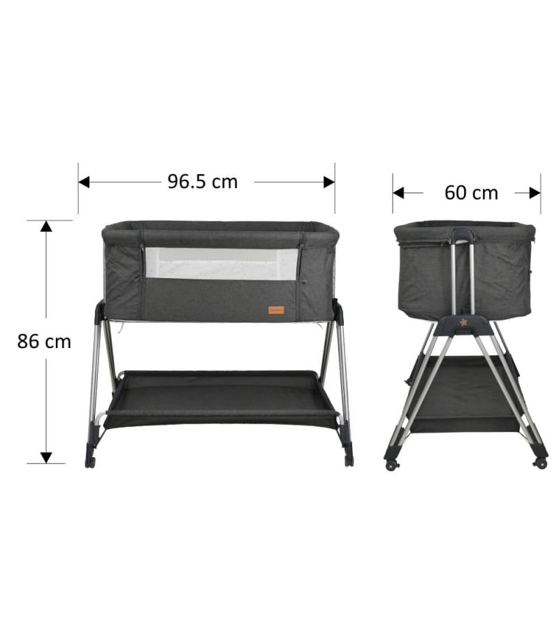 Λίκνο BEBESTARS Pearl Graphite 845-186