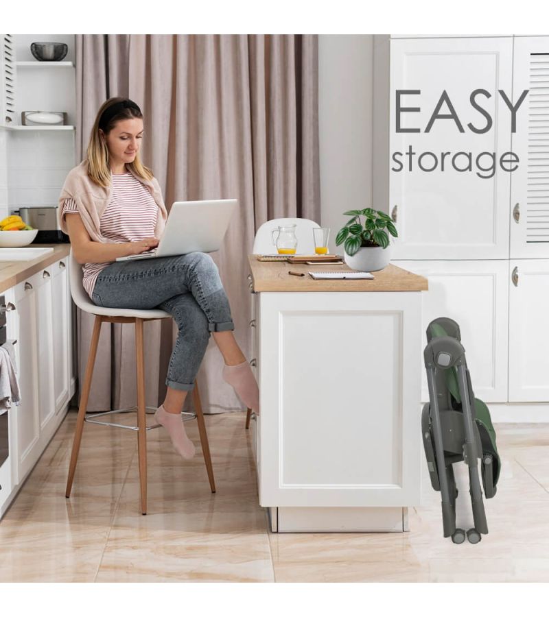 Καρέκλα Φαγητού BEBE STARS Milk Mint 866-174